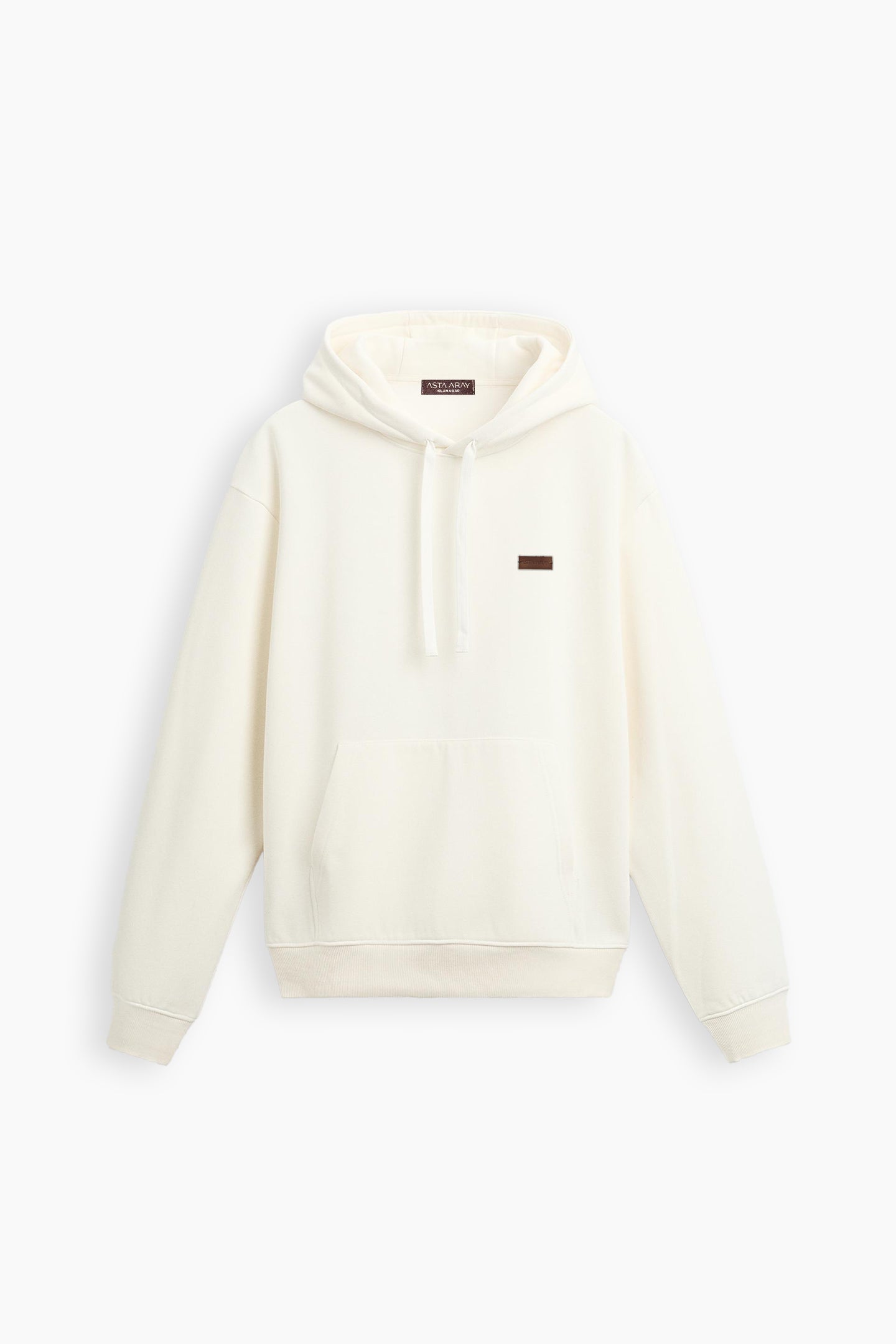 Beige Hooded Sweatshirt