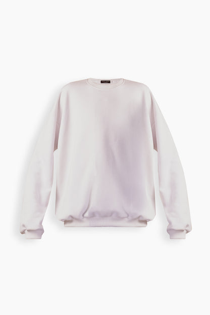 Basic White Sweatshirt