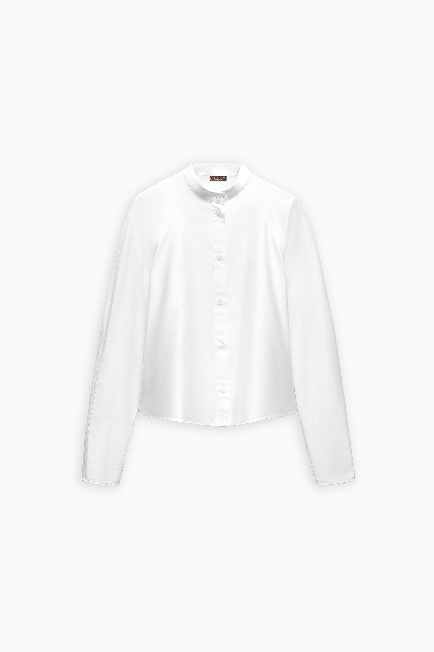 MANDARIN COLLAR FITTED SHIRT