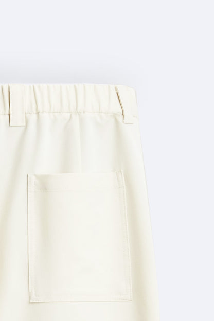 Trousers With Front Seam Detail